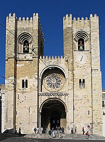 Cathédrale Santa Maria Maior de Lisbonne.