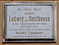 Placă memorială Casa Beethoven (Baden)