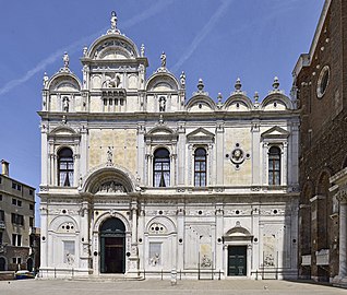 Façade de la Scuola Grande di San Marco.