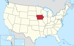 Iowa – Localizzazione