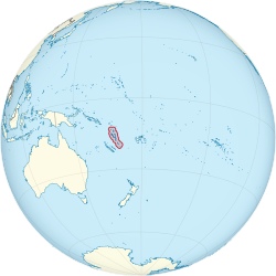 Vanuatu haritadaki konumu