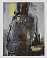 Samuele Gabai, Presenza, olio su tela (1990), 190x145 cm, Collezione privata