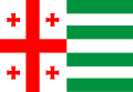 Bandiera proposta per la Repubblica Autonoma Abcasa nella Georgia[3]