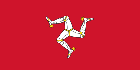 Flag of the Isle of Man Brattagh Vannin