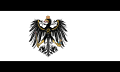 Landesflagge ("Bandiera di stato") del Regno di Prussia (1892-1918)