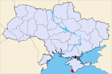 Ukrayna'daki Sivastopol'un konumu