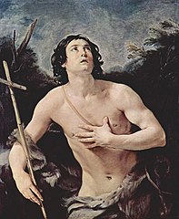 Saint Jean Baptiste, par Guido Reni (1635-1640).