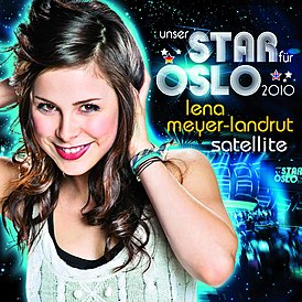 Обложка сингла Лены Майер-Ландрут «Satellite» (2010)
