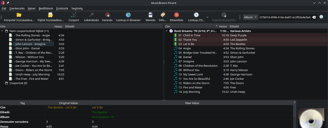 MusicBrainz Picard - screenshot #1