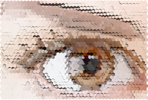 POV‑Ray Mosaic rendering