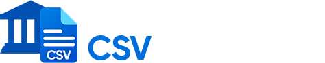 Bank Statements CSV Logo