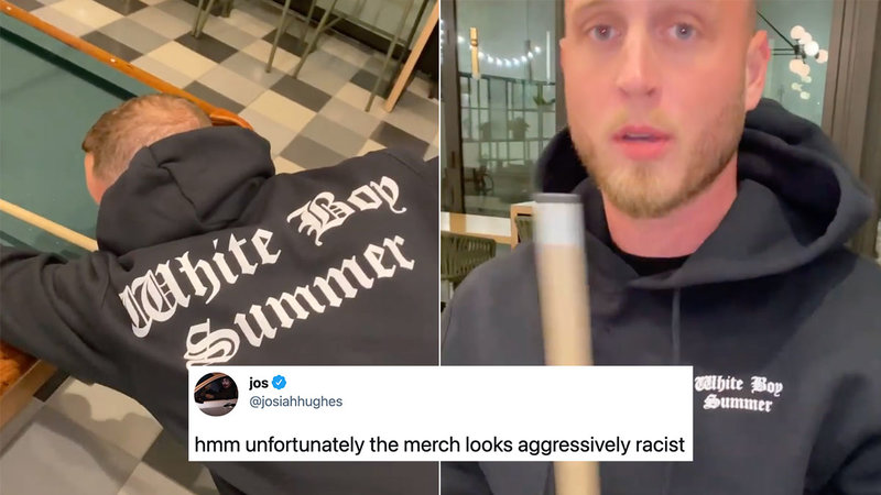 Many Think Chet Hanks 'White Boy Summer' Merch Is A Little Too Nazi-ish For Them