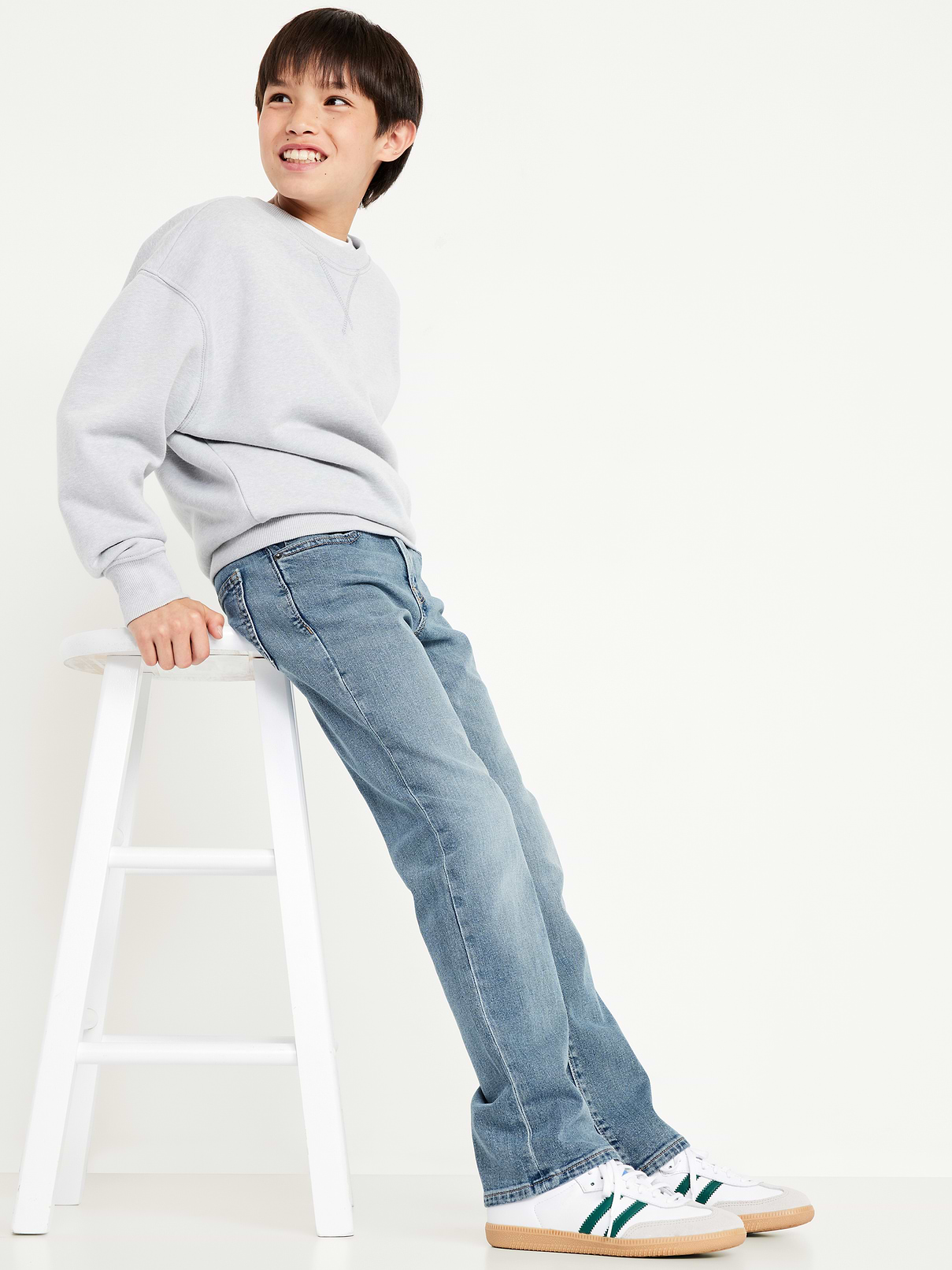 Image number 2 showing, Built-In Flex Boot-Cut Jeans for Boys