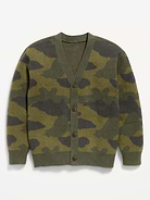 Image number 1 showing, SoSoft Oversized Cardigan Sweater for Toddler Boys