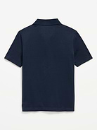 Image number 3 showing, School Uniform Jersey Polo Shirt for Boys