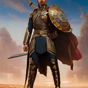 AI Generated Image in style of Fantasy Ottoman Warrior