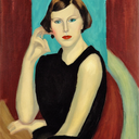 AI Generated Picture in Style of Portrait in the style of Tamara de Lempicka