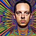 AI Generated Image in style of Psychedelic Portrait