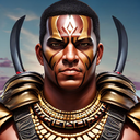 AI Generated Image in style of African Tribal Portrait