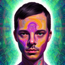 AI Generated Image in style of Psychedelic Portrait