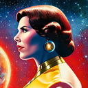 AI Generated Image in style of Start Trek Poster