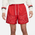 Nike Woven Monogram Flow Shorts - Men's White/Red