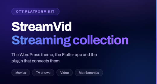 Movies and TV Shows Streaming App
